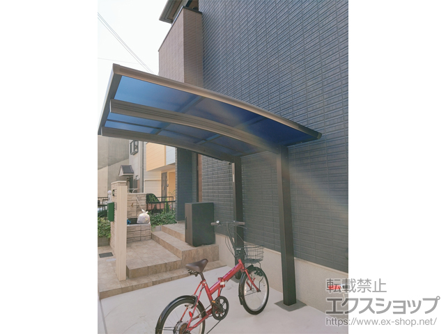 大阪府堺市ののサイクルポート・駐輪場 プレシオスポート ミニ 積雪〜20cm対応 施工例
