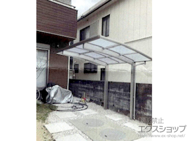 徳島県徳島市ののサイクルポート・駐輪場 プレシオスポート ミニ 積雪〜20cm対応 施工例