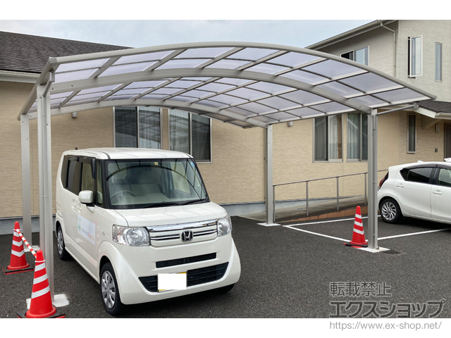 宮崎県都城市ののカーポート アリュース ツイン　積雪〜20cm対応 施工例
