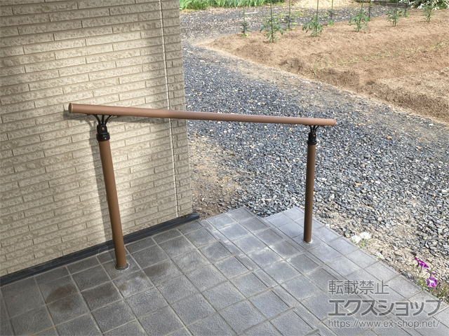 山形県山形市のの手すり 歩行者用補助手すり UD手すり 施工例