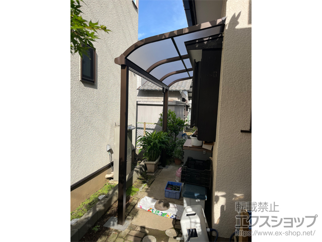 千葉県船橋市ののテラス屋根 ソラリア R型 テラスタイプ 単体 積雪〜20cm対応 施工例