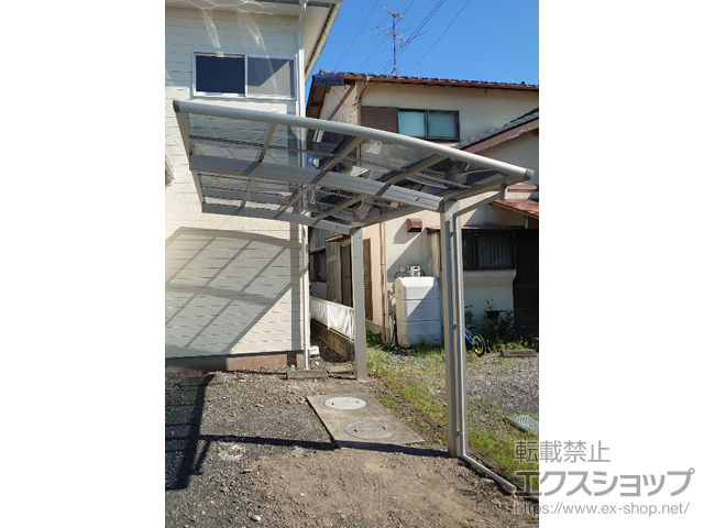 静岡県焼津市ののカーポート プレシオスポート 積雪〜20cm対応 施工例