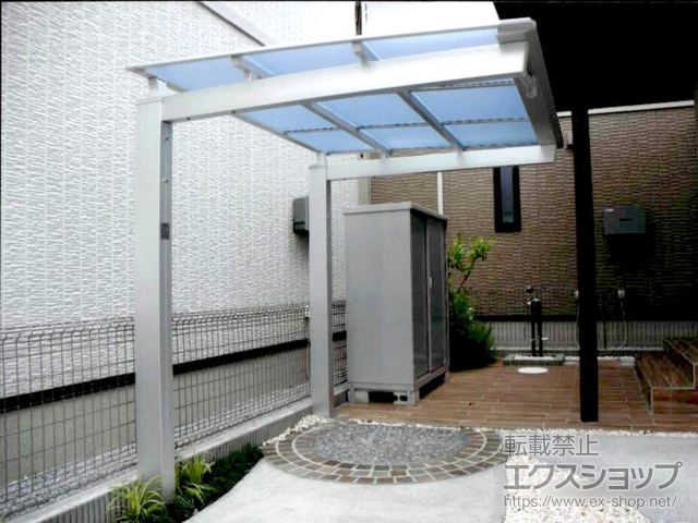 東京都昭島市ののサイクルポート・駐輪場 ニューマイリッシュミニ 逆勾配 前下がり 施工例