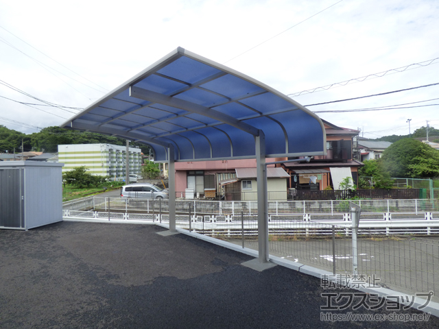 神奈川県小田原市ののカーポート アリュース キャップ　積雪〜20cm対応 施工例