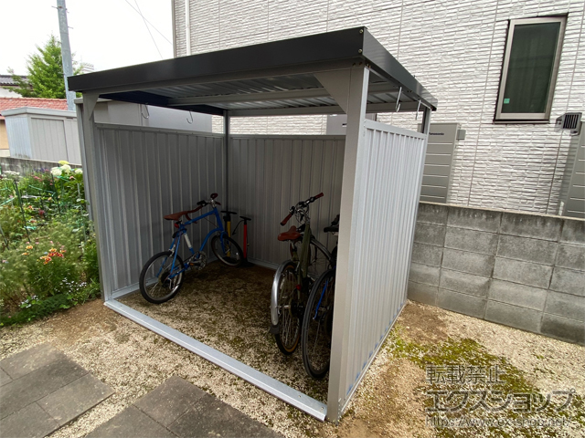 岡山県倉敷市のの物置・屋外倉庫 万能物置 (DM-10L型) 施工例