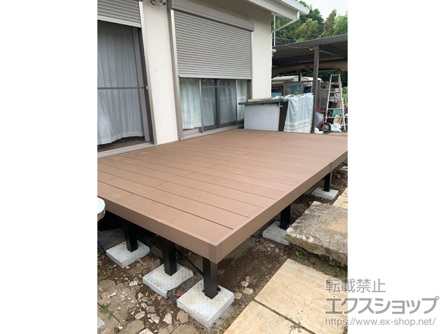茨城県取手市ののウッドデッキ リウッドデッキ 200 施工例