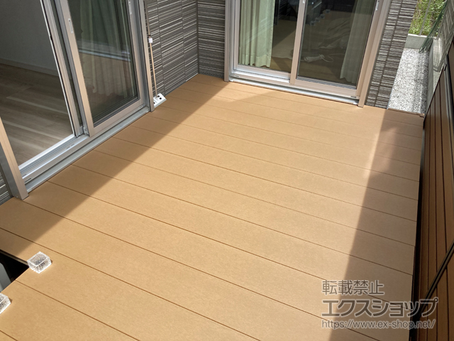 埼玉県川越市ののウッドデッキ マージウッドデッキ 施工例