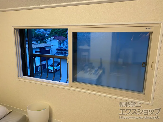 兵庫県神戸市のLIXIL リクシル（トステム）の内窓（二重窓・二重サッシ） インプラス 引違い窓 2枚建 施工例