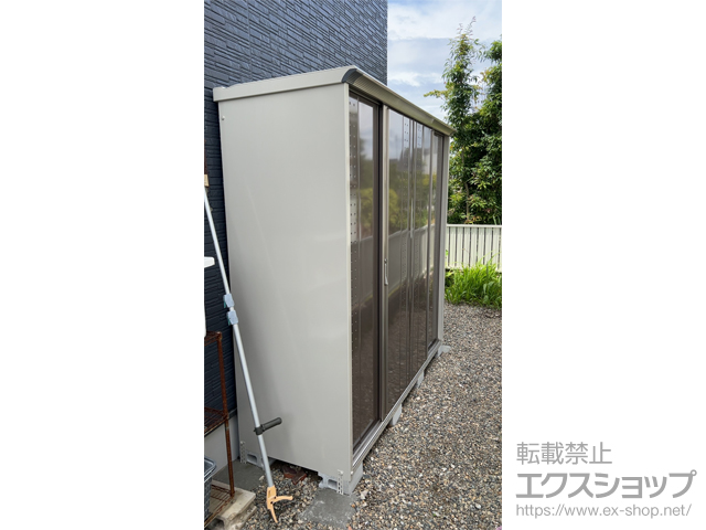 愛知県一宮市のの物置・屋外倉庫 グランプレステージジャンプ 2247×750×2100 GP-227H-F-CB 施工例