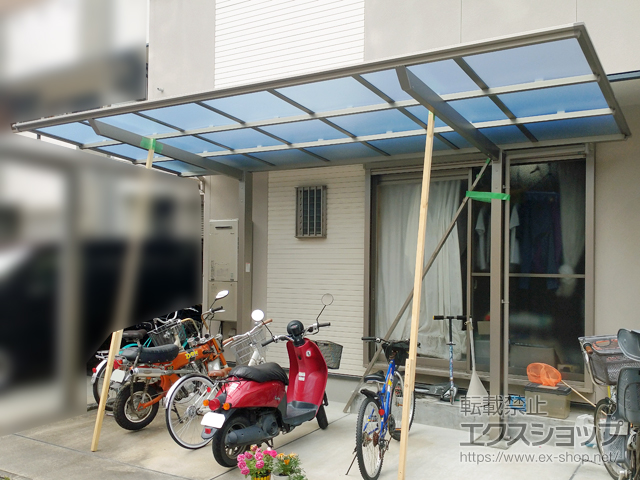 京都府京都市ののサイクルポート・駐輪場 ネスカFミニ (フラットスタイル) 積雪〜20cm対応 施工例