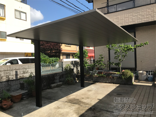 兵庫県尼崎市ののカーポート カーポートSC 積雪〜20cm対応 施工例