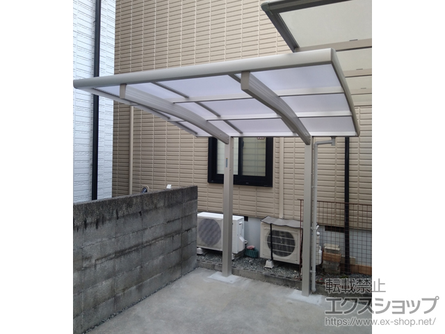 静岡県静岡市ののサイクルポート・駐輪場 プレシオスポート ミニ 積雪〜20cm対応 施工例