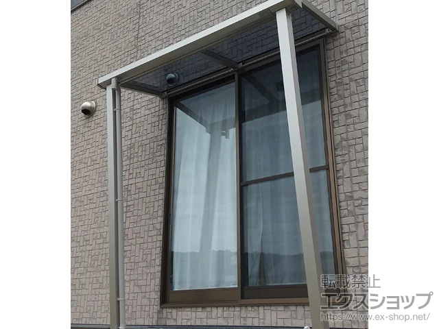 大分県国東市のYKKAPのテラス屋根 ソラリア F型 テラスタイプ 単体 積雪～20cm対応 施工例
