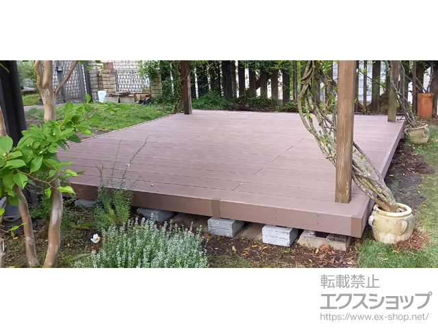 兵庫県西宮市ののウッドデッキ リウッドデッキ 200 施工例
