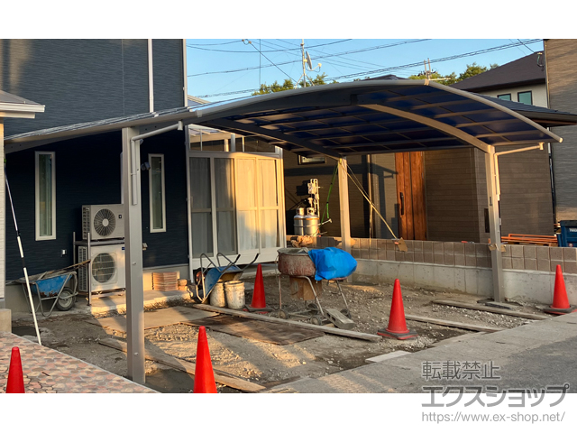 奈良県天理市ののカーポート アリュース トリプル　積雪〜20cm対応 施工例