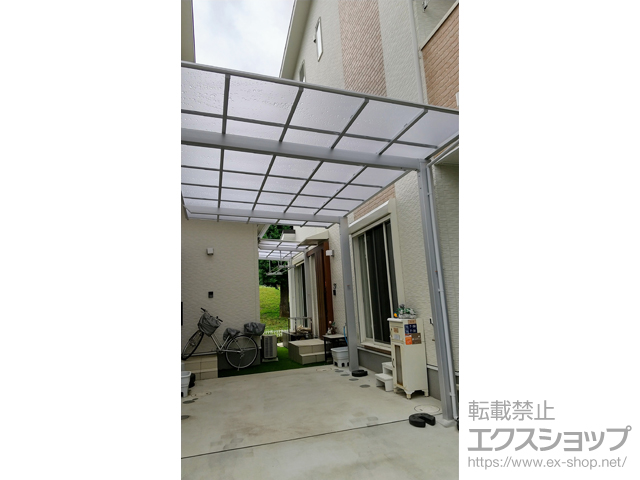 埼玉県和光市ののカーポート ネスカF (フラットスタイル) 積雪〜20cm対応 施工例