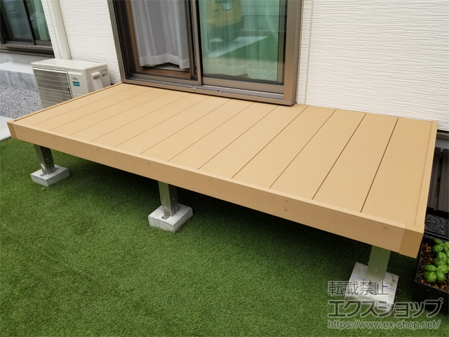 群馬県佐波郡玉村町ののウッドデッキ リウッドデッキ 200 施工例