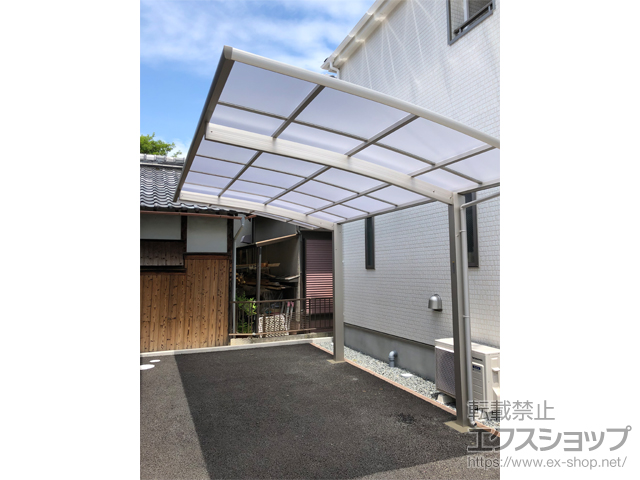 大阪府枚方市ののカーポート プレシオスポート 積雪〜20cm対応 施工例