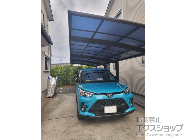 鹿児島県霧島市ののカーポート プレシオスポート 縦連棟 積雪〜20cm対応 施工例