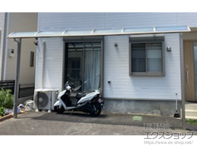 千葉県柏市ののテラス屋根 ソラリア R型 テラスタイプ 単体 積雪〜20cm対応 施工例