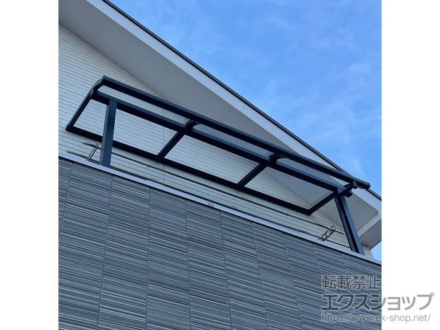 東京都練馬区ののバルコニー・ベランダ屋根 スピーネ R型 屋根タイプ 単体 積雪〜20cm対応 施工例