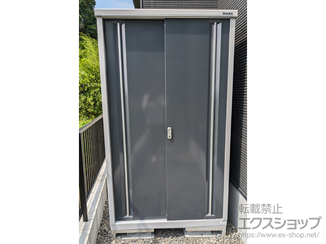 大分県大分市のの物置・屋外倉庫 シンプリー 一般型 1100×905×1903（MJX-119EP） MJX-119E-P-CG 施工例