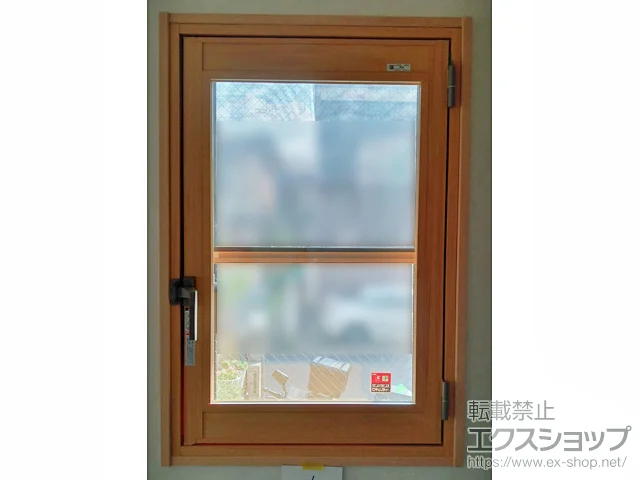 東京都日野市のの内窓（二重窓・二重サッシ） インプラス 開き窓 外観左吊元 施工例