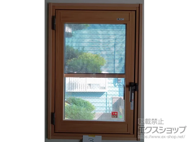 東京都日野市のの内窓（二重窓・二重サッシ） インプラス 開き窓 外観右吊元 施工例