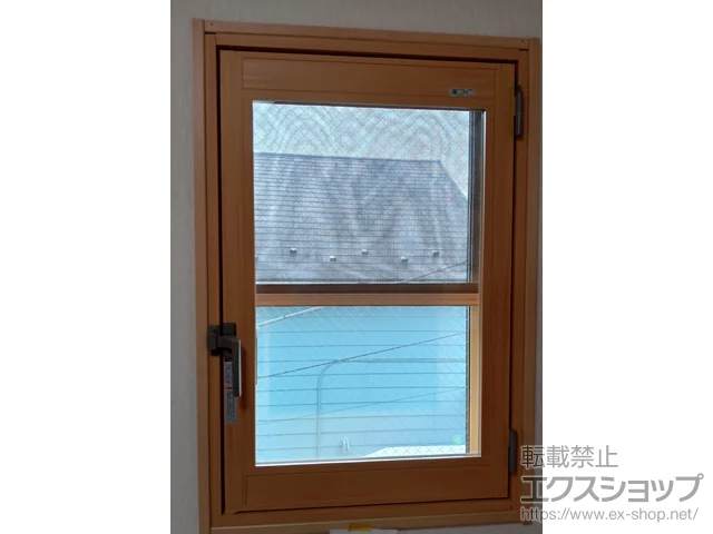 東京都日野市のの内窓（二重窓・二重サッシ） インプラス 開き窓 外観左吊元 施工例