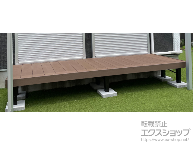東京都小金井市ののウッドデッキ リウッドデッキ 200 施工例