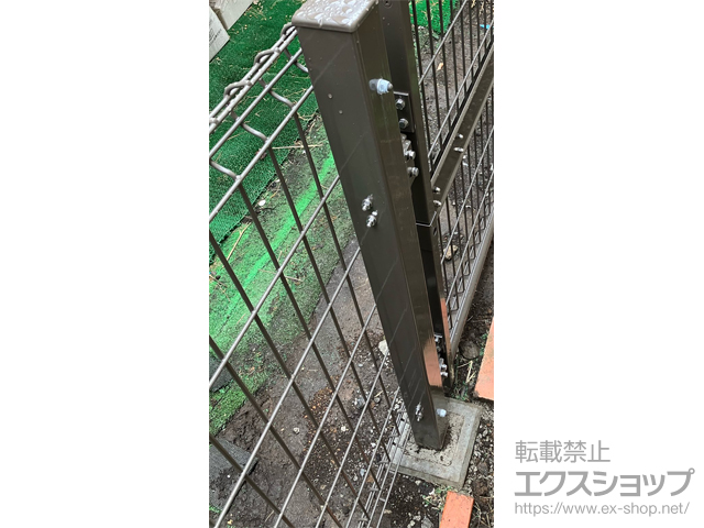 神奈川県藤沢市ののフェンス・柵 ハイグリッドフェンスN8型 フリーポールタイプ 施工例