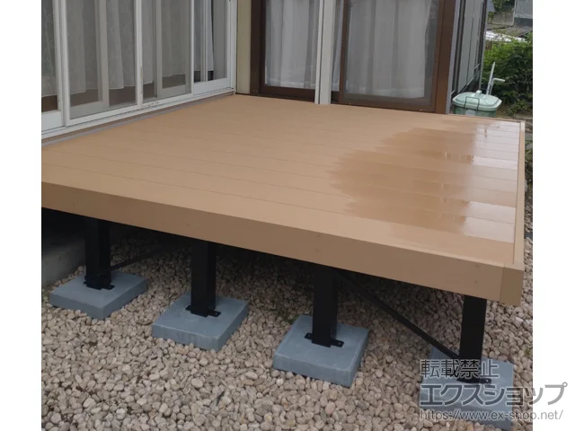 千葉県大網白里市のYKKAPのウッドデッキ リウッドデッキ 200 施工例