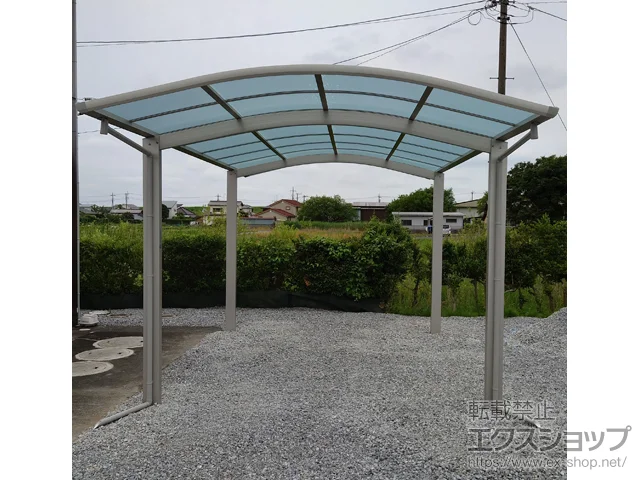 千葉県野田市のYKKAPのカーポート アリュース ワン　積雪～20cm対応 施工例