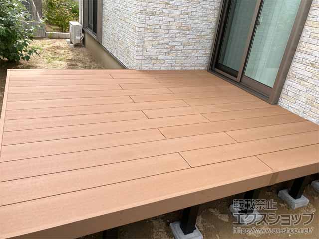 大阪府吹田市ののウッドデッキ リウッドデッキ 200 施工例