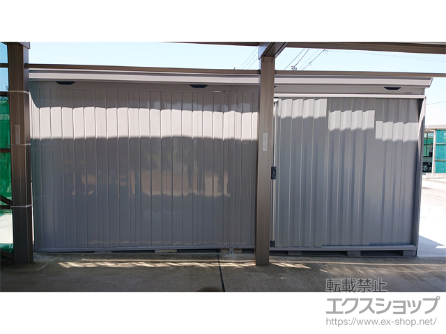 山形県鶴岡市のの物置・屋外倉庫 FORTA 多雪型 5260×1790×2385 FS-5218H-PS 施工例