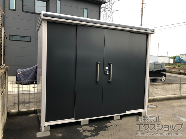 千葉県船橋市のの物置・屋外倉庫 エルモ 一般型 2920×1170×2361 LMD-2911H-SM 施工例