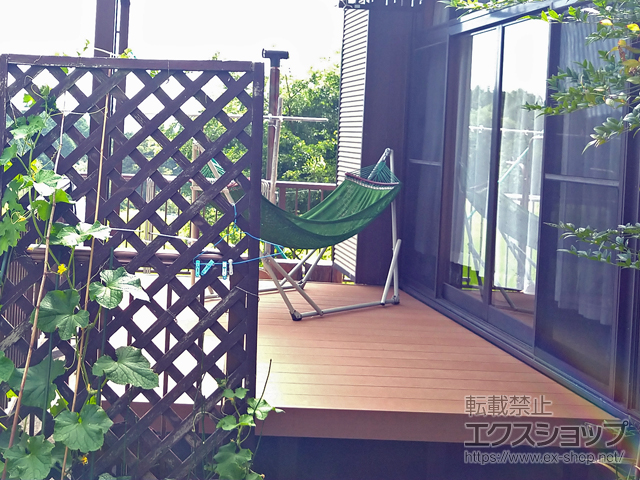 岐阜県中津川市ののウッドデッキ マージウッドデッキ 施工例