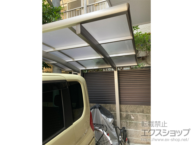 大阪府大阪市ののサイクルポート・駐輪場 プレシオスポート ミニ 積雪〜20cm対応 施工例