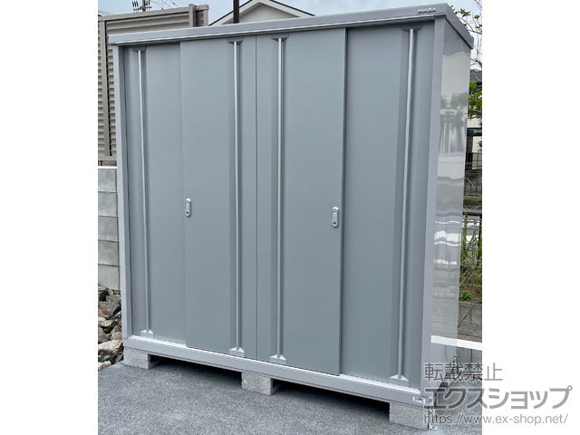 和歌山県橋本市のの物置・屋外倉庫 シンプリー 一般型 1940×755×1903（MJX-197EP） MJX-197E-P-PS 施工例
