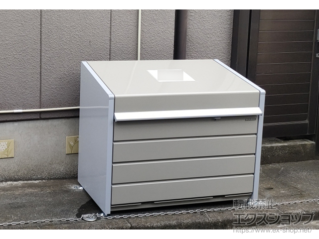 東京都三鷹市ののゴミステーション ダストボックスミニ メッシュ床タイプ DBN-126M 500L 施工例