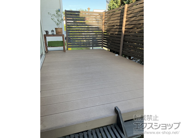 東京都稲城市ののウッドデッキ リウッドデッキ 200 施工例