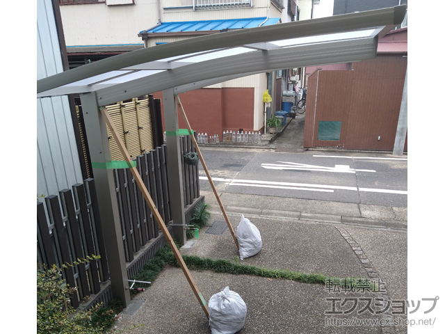 愛知県名古屋市ののサイクルポート・駐輪場 プレシオスポート ミニ 積雪〜20cm対応 施工例