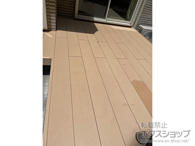東京都清瀬市ののウッドデッキ リウッドデッキ 200＋独立式リウッドステップ2型×1セット 施工例