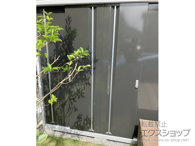 茨城県つくばみらい市のの物置・屋外倉庫 シンプリー 一般型 1940×905×1903（MJX-199EP） MJX-199E-P-EB 施工例