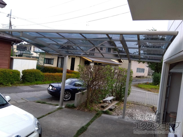 栃木県日光市ののカーポート プレシオスポート 積雪〜20cm対応 施工例