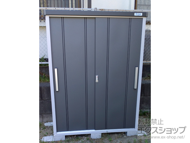 神奈川県鎌倉市のの物置・屋外倉庫 クール 一般型 1500×900×1947（EC-1590） EC-1590-GK 施工例