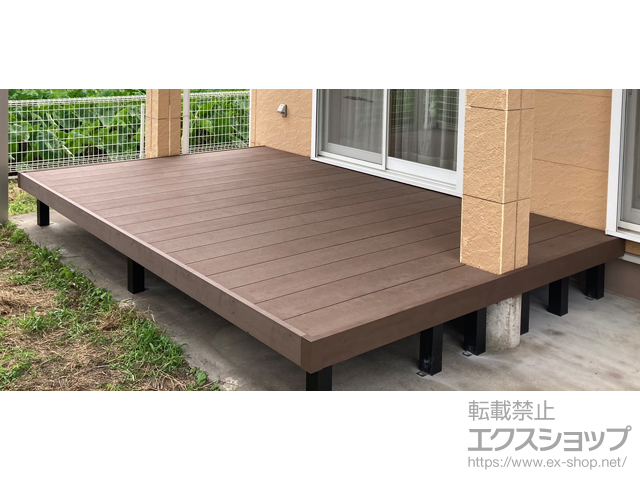 愛知県弥富市ののウッドデッキ リウッドデッキ 200 施工例