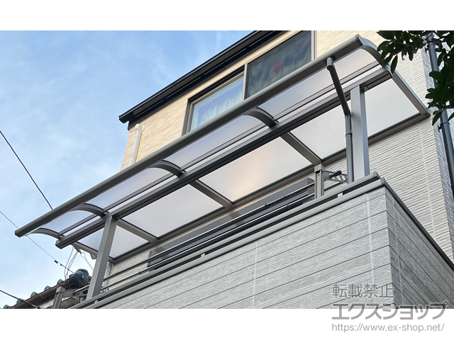 神奈川県川崎市ののバルコニー・ベランダ屋根 スピーネ R型 屋根タイプ 単体 積雪〜20cm対応 施工例
