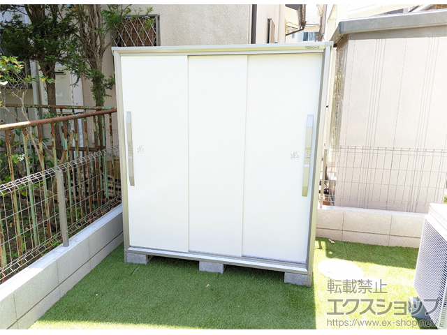千葉県市川市のの物置・屋外倉庫 エスモ 一般型 1500×924×1613 ESF-1509D-TW 施工例