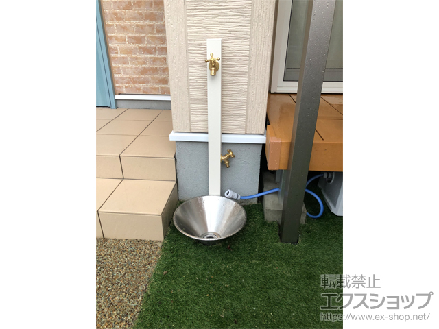 愛知県江南市のの立水栓・ガーデンシンク スプレ 施工例